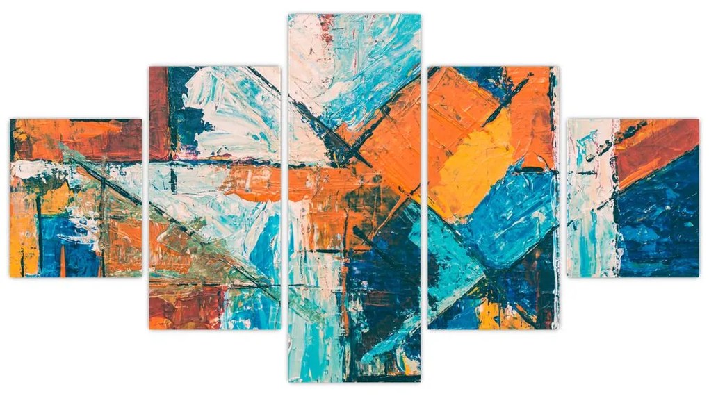Obraz - Abstrakcja (125x70 cm)