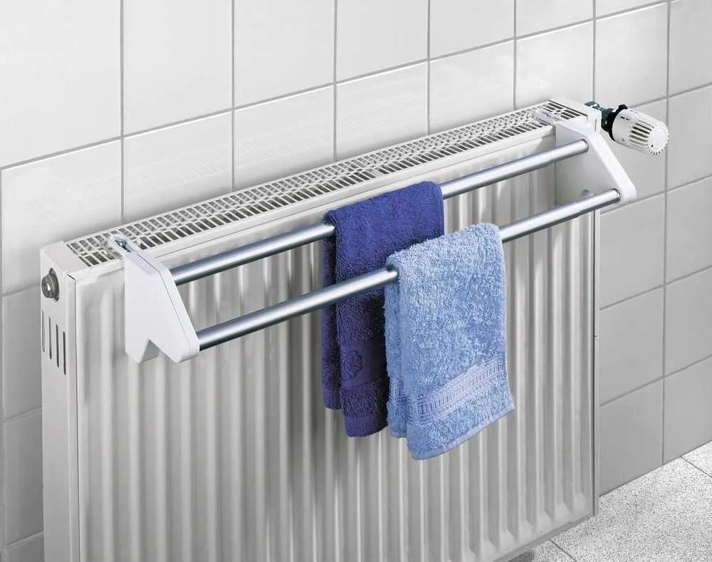 Suszarka na ubrania TWIN, wieszak na kaloryfer, WENKO