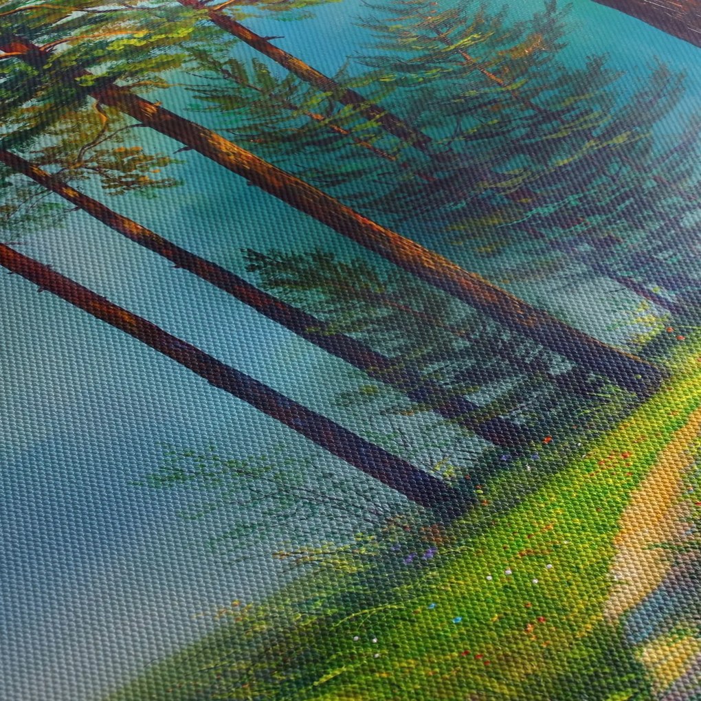 Obraz - Obraz olejny przedstawiający krajobraz (125x70 cm)