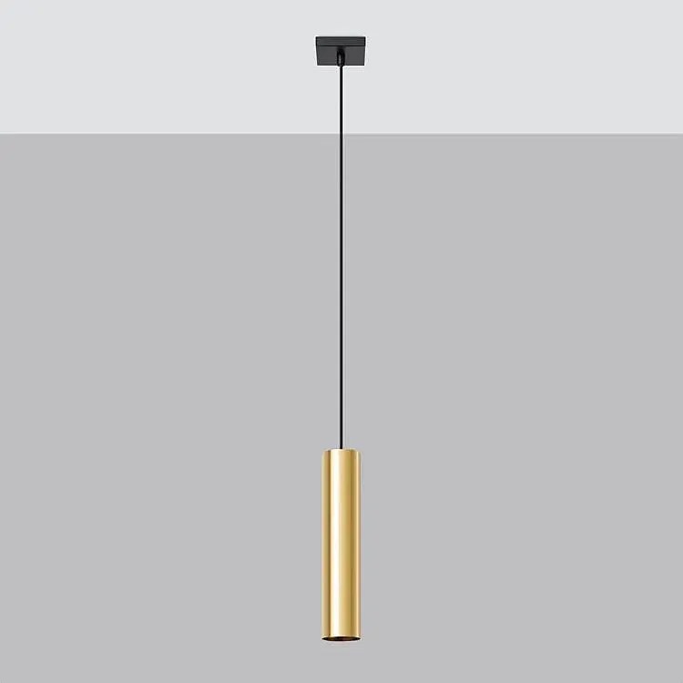 Lampa Wisząca LAGOS 1 złoty połysk