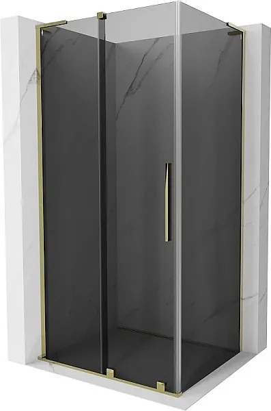 Mexen Velar L kabina prysznicowa rozsuwana 110 x 70 cm, grafit, złota - 871-110-070-43-50