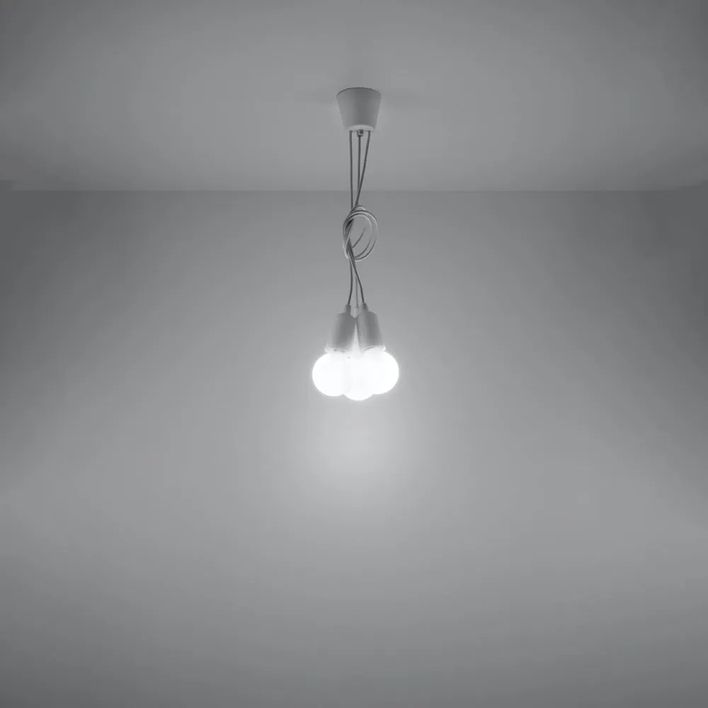 Biała lampa wisząca ø 15 cm Rene – Nice Lamps