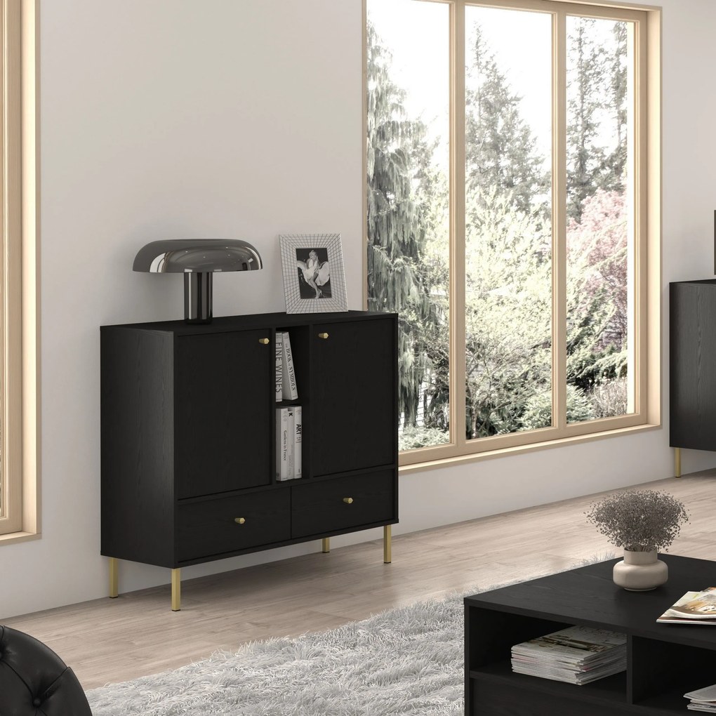 Komoda TORINO 100 cm do Salonu Sypialni Grafit
