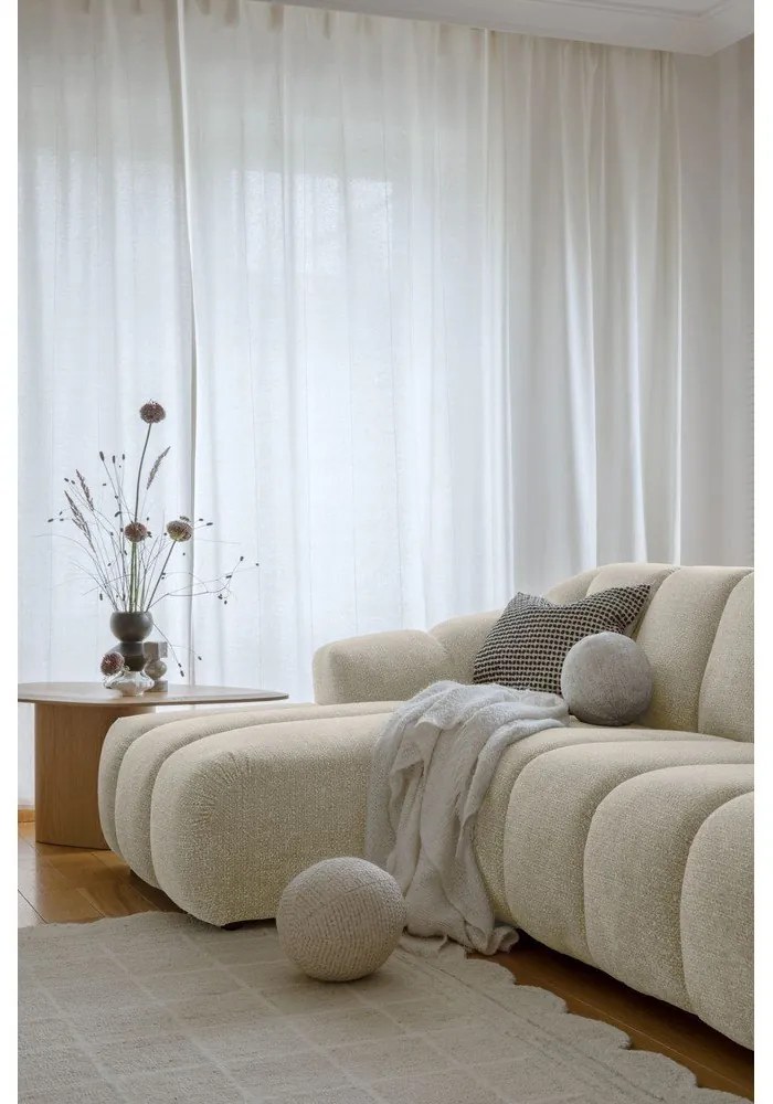 Beżowy narożnik (lewostronny/z szezlongiem) Shell – Miuform