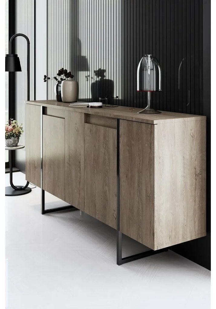 Szafka Luxe Walnut and Black