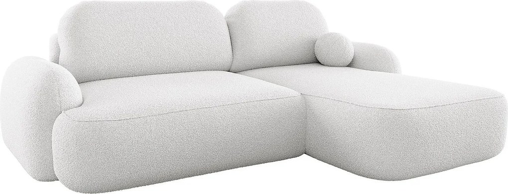 Narożnik BEDANTE MOLLY L prawy TERRA FROTTE 00 biały z funkcją spania Narożnik w kształcie litery L z miejscem do przechowywania