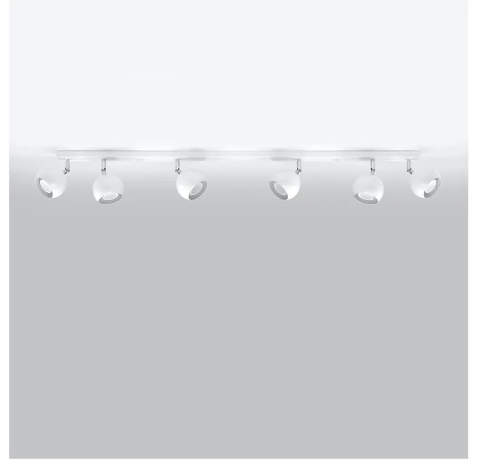 Biała lampa punktowa 10x118 cm Ollo – Nice Lamps