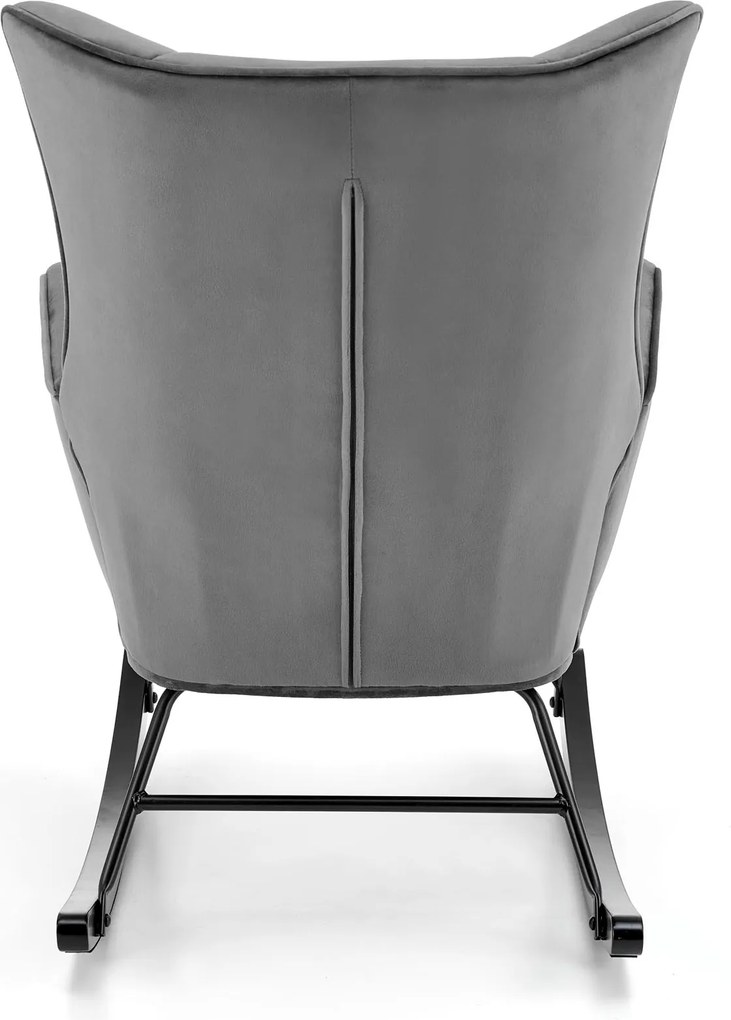 Fotel bujany Bazalto w nowoczesnym stylu