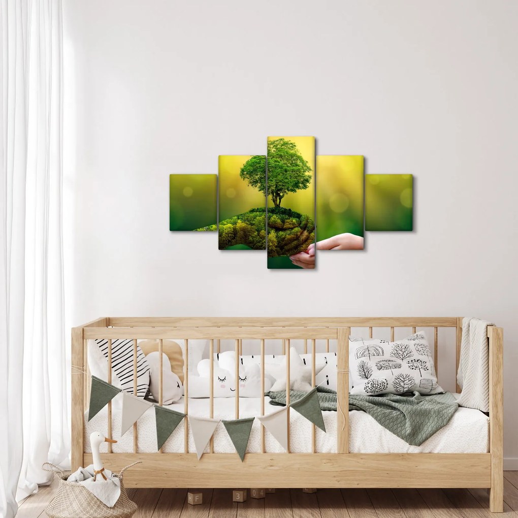 Obraz - Matka ziemia (125x70 cm)