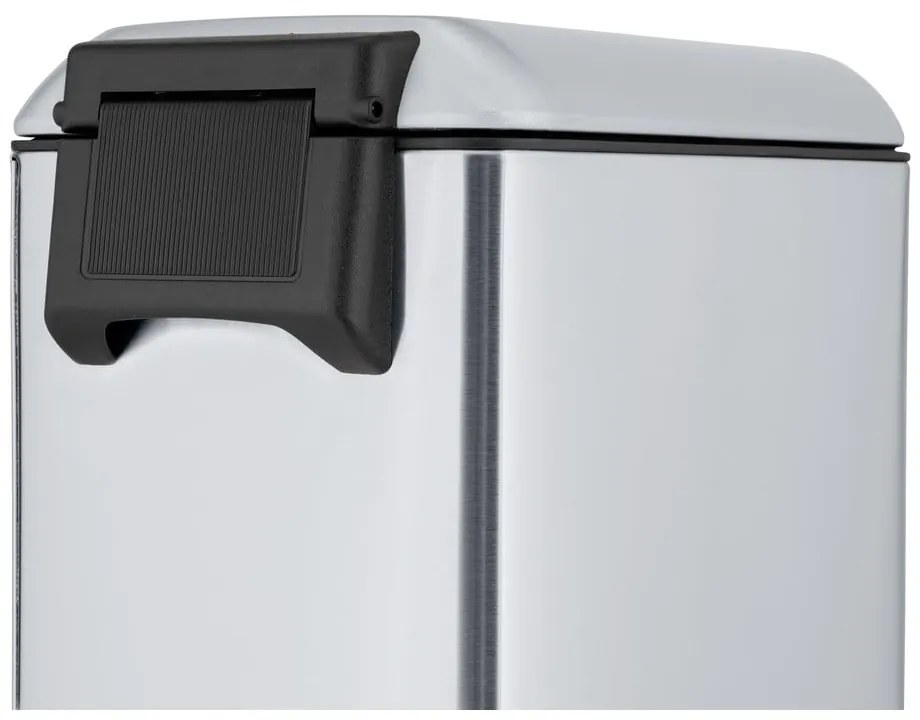 Kosz na śmieci z pedałem ze stali nierdzewnej w kolorze srebra 12 l Design – Wenko