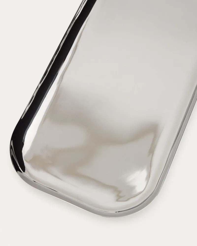 Tace do serwowania ze stali nierdzewnej zestaw 2 szt. 15x29 cm Nirela – Kave Home