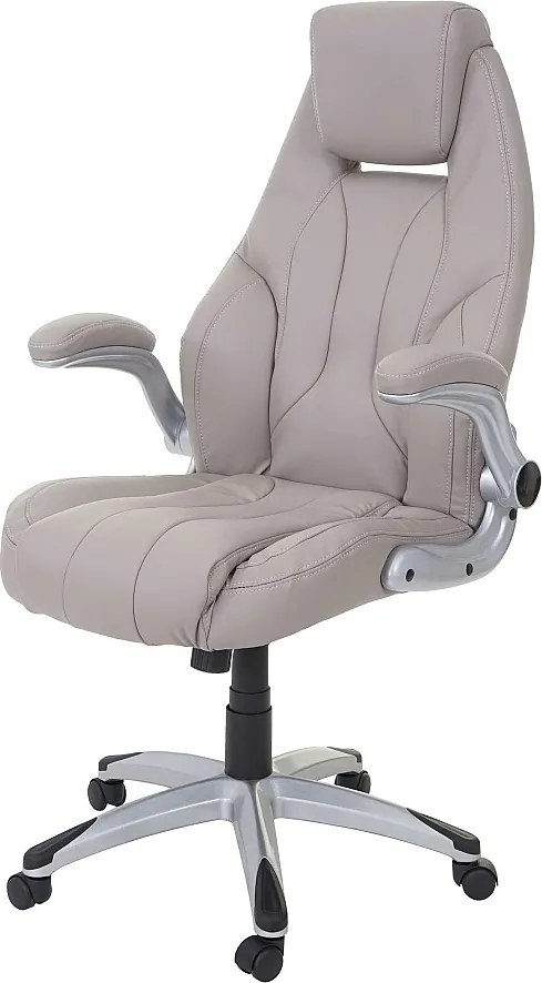 Krzesło biurowe MCW-A65,  szaro-beżowe