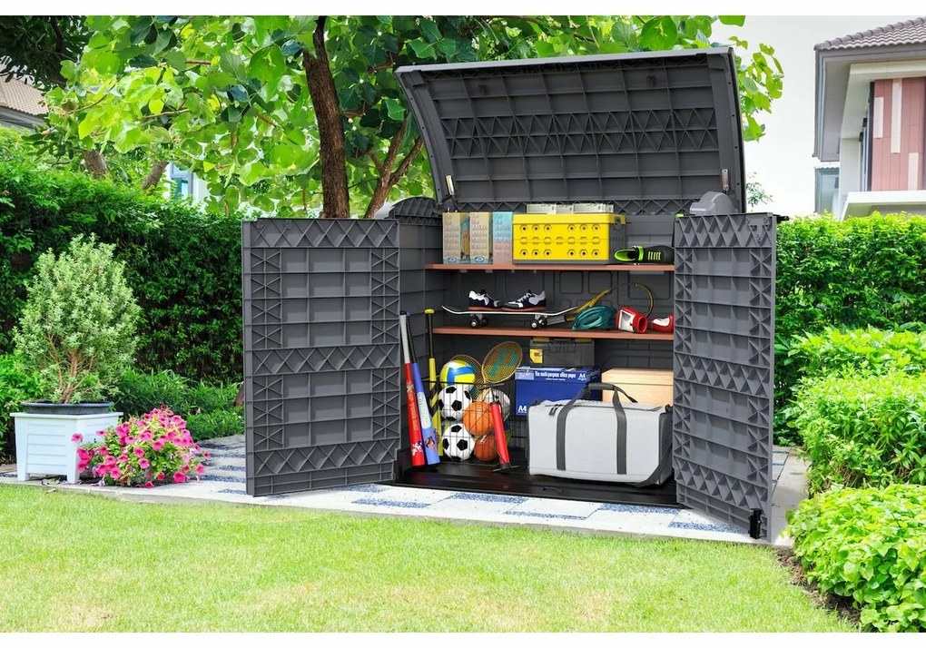 Duramax Skrzynia plastikowa StoreAway szary, 1200  l