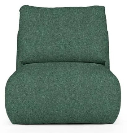 Zielony fotel z materiału bouclé Mirel – Rodier