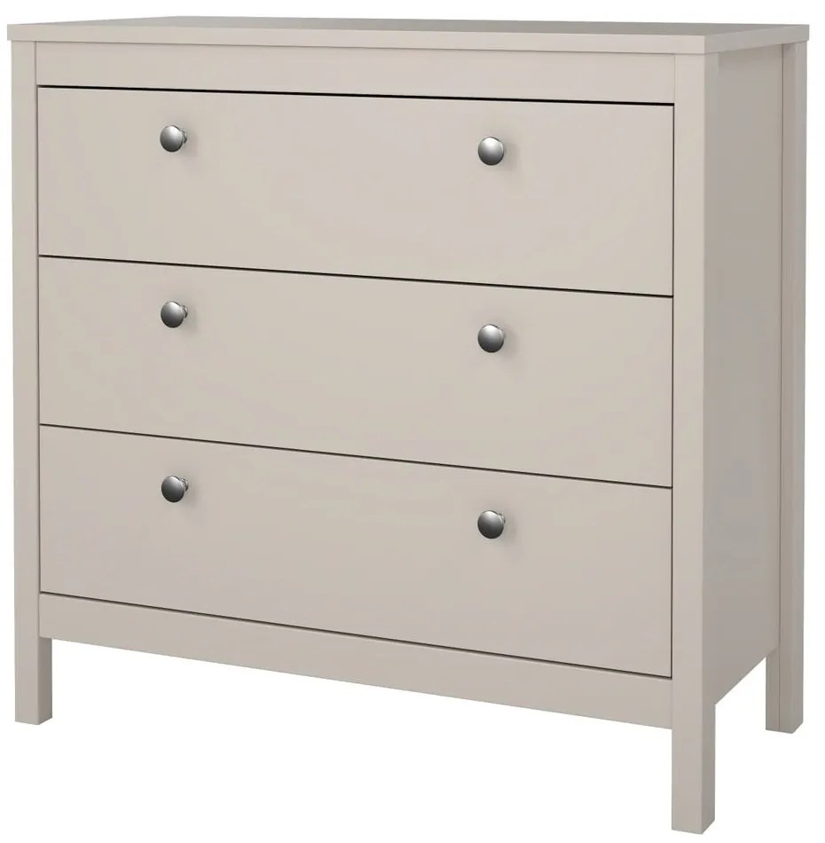 Szarobeżowa komoda 82x80x38 cm Madrid – Tvilum