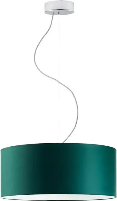 Okrągły żyrandol z abażurem 40 cm - T5-K46