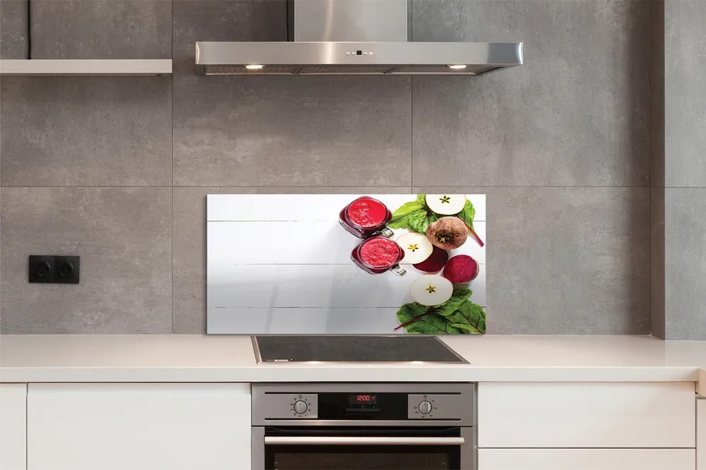 Szklany Panel Zdrowy Koktajl Buraczano-Jabłkowy