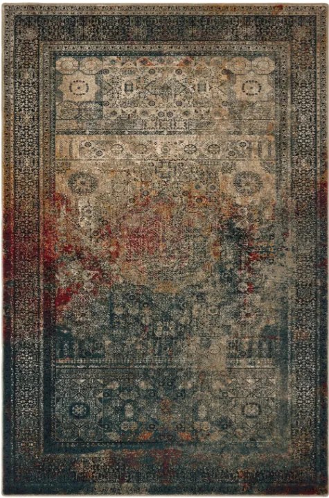 Dywan Dywilan Omega Wełniany Dywan MAMLUK szmaragd 170x235 Prostokąt