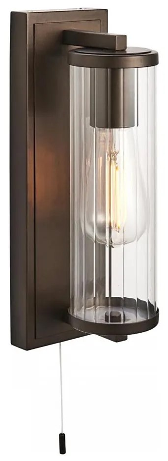 Endon 94077 - Kinkiet łazienkowy TAYLOR 1xE27/10W/230V IP44 brązowy