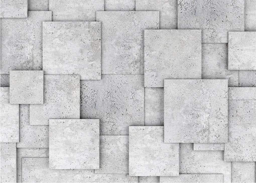 Obraz - Abstrakcja płytek betonowych (70x50 cm)