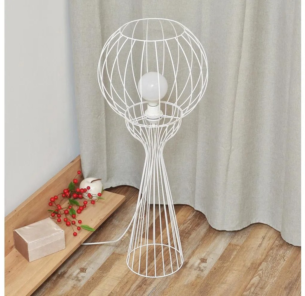 Lampa podłogowa MERCURE 1xE27/15W/230V biała