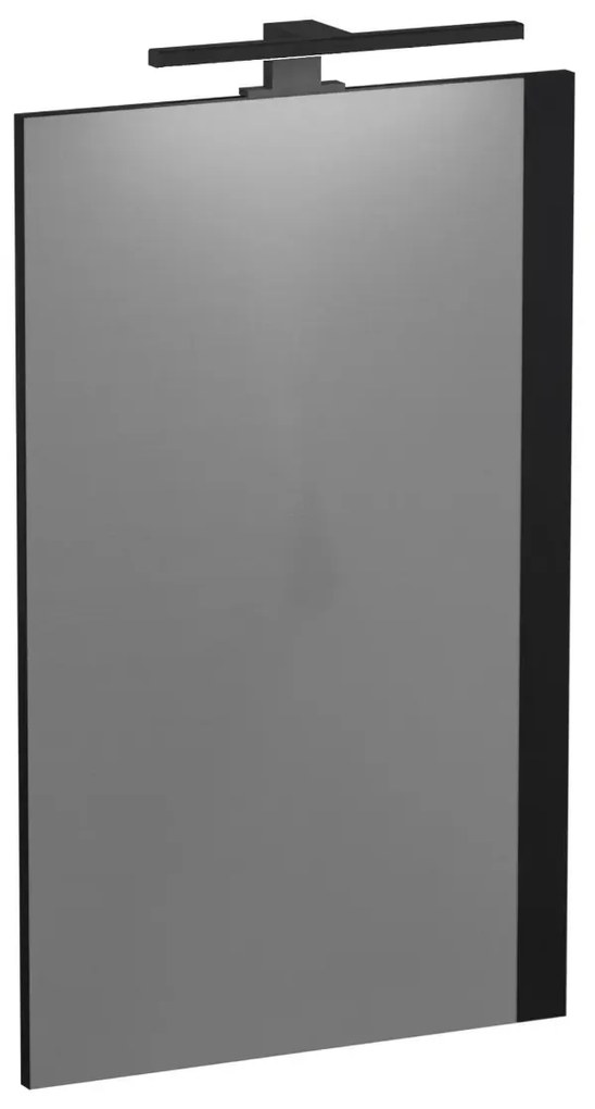 Lustro łazienkowe FOX 45.5 cm czarne KROFAM