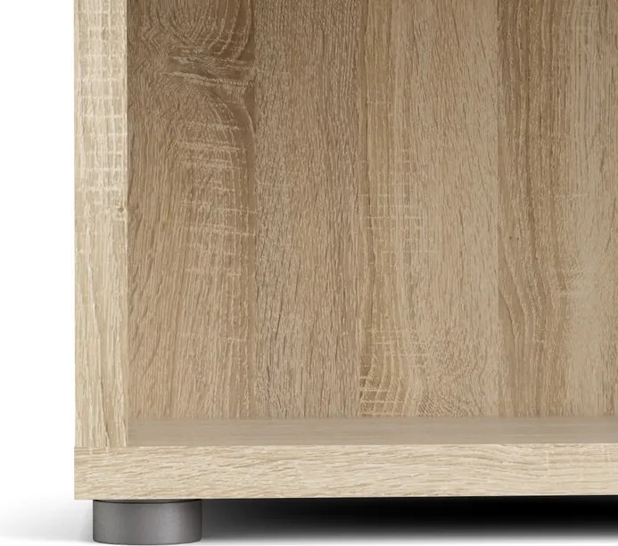 Regał do biura z półkami Prima 4 dąb sonoma