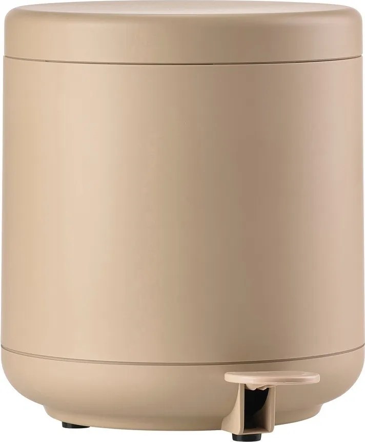 Beżowy kosz na śmieci z pedałem 4 l Ume – Zone