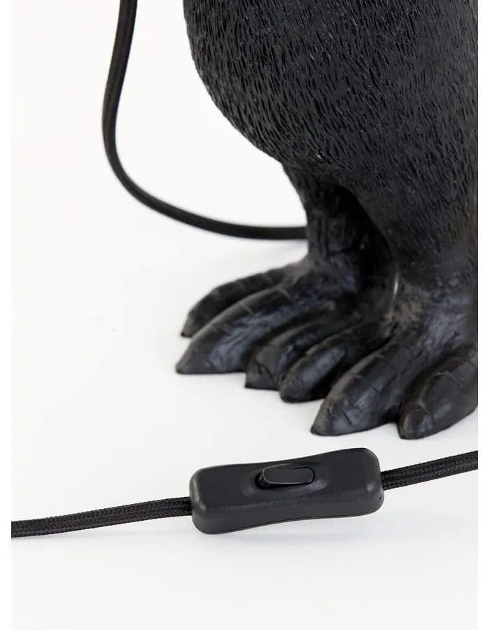 Lampa stołowa w kolorze matowej czerni (wysokość 24 cm) Penguin – Light &amp; Living