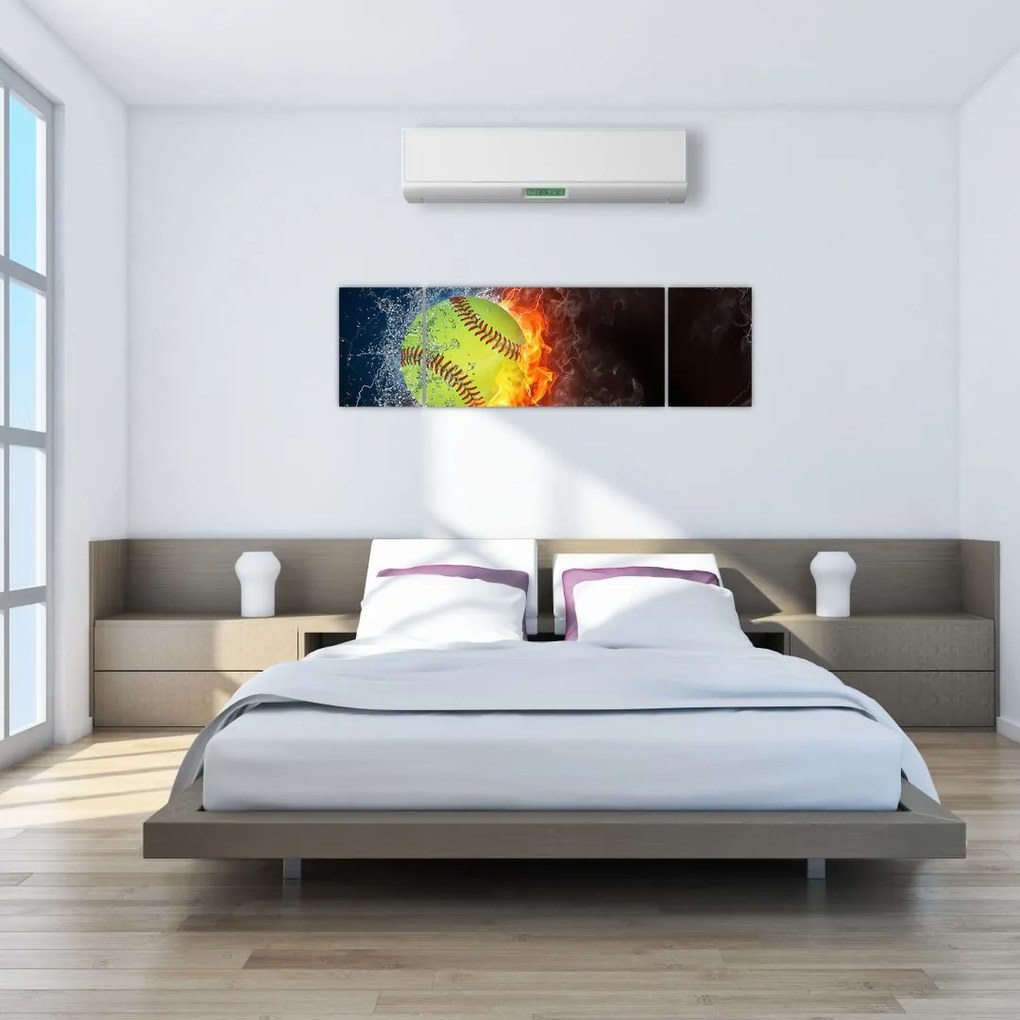 Obraz - Piłka tenisowa (170x50 cm)