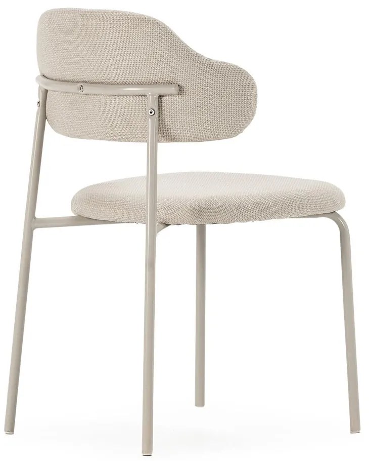 Kremowe krzesła zestaw 4 szt. Adriel – Marckeric