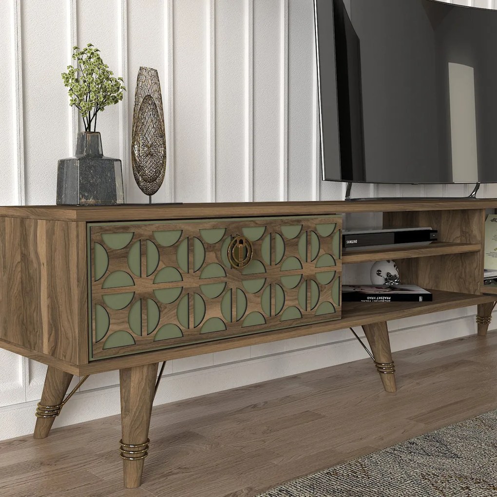 Stolik pod telewizor Valente Walnut