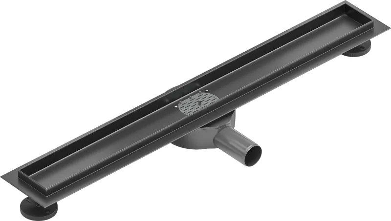 Mexen Flat 360° korpus do odpływu liniowego obrotowy 70 cm, gun gray szczotkowany - 1E40070