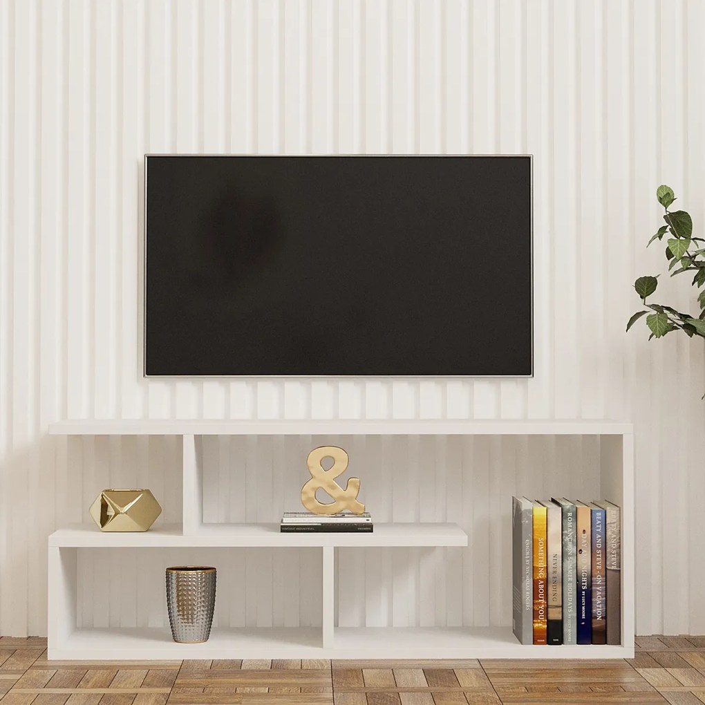 Stolik pod telewizor Cafu White