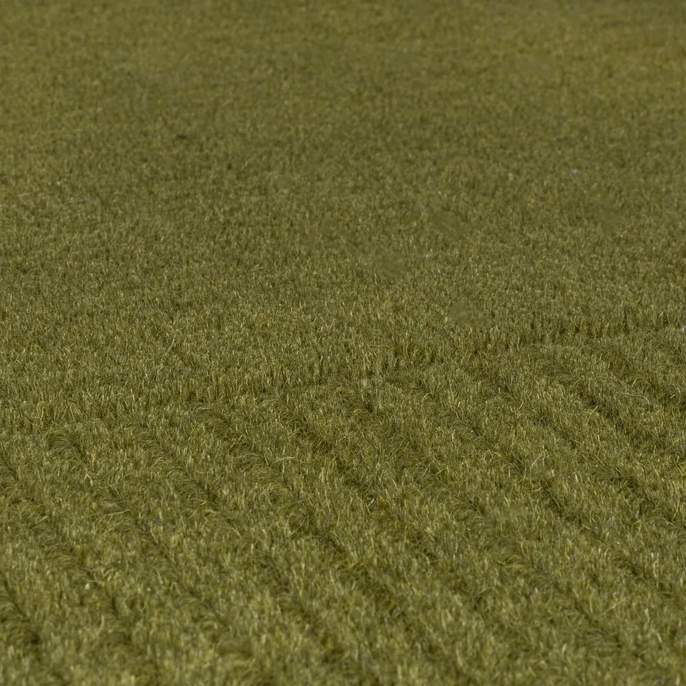 Zielony dywan wełniany 120x170 cm – Flair Rugs