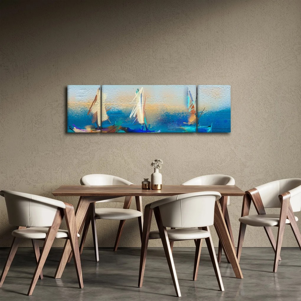 Obraz - Malarstwo krajobrazowe, malarstwo (170x50 cm)