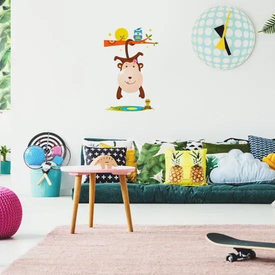 Lampka nocna LED z naklejkami małpka - 6X N49 S5-E08