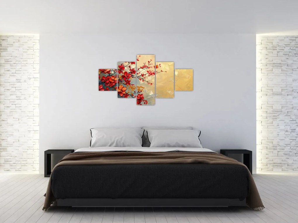 Obraz - Kwitnące drzewo (125x70 cm)