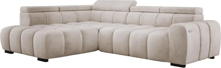 Narożnik BULL L Lewostronny z Elektryczną Regulacją SALVADOR 01 WERSAL