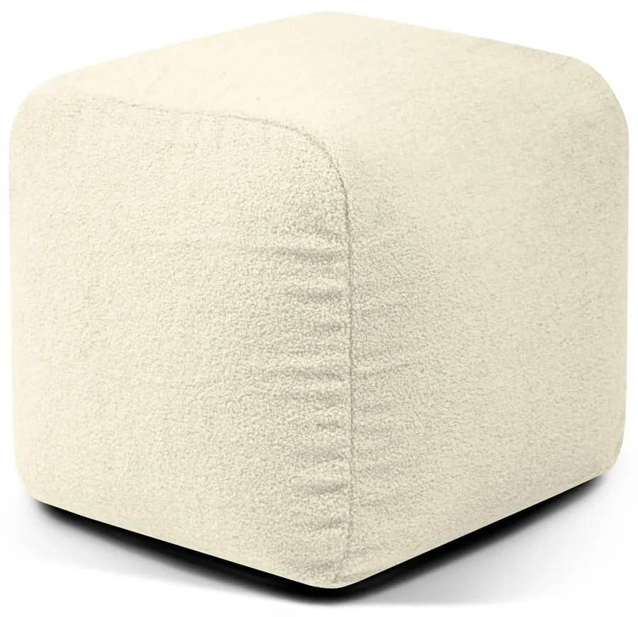 Kremowy worek do siedzenia z materiału bouclé Plus 50 Lounge – SLOWDOWN