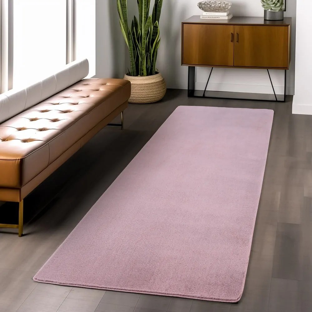 Jasnoróżowy chodnik odpowiedni do prania 80x250 cm Joy 1400 – Ayyildiz Carpets