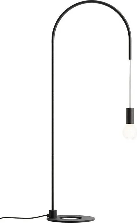 Zafferano - Lampa stołowa Filo z żarówką E27 o mocy maks. 60 W w zestawie, regulowana w zakresie 200°, wys. 113 cm, metal malowany IP20 - kolor czarny