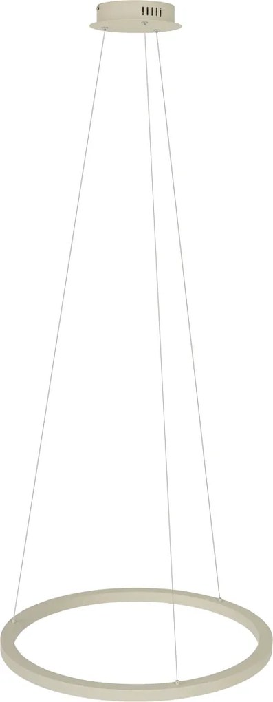 Lampa wisząca Design Beżowa 60cm z LED Ściemnianą 3-stopniowo - Girello