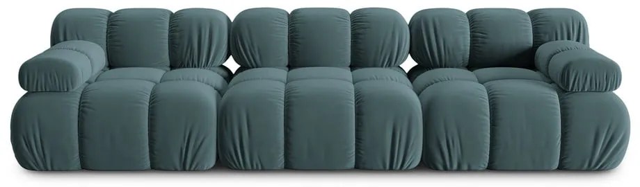 Morska aksamitna sofa 282 cm Bellis – Micadoni Home
