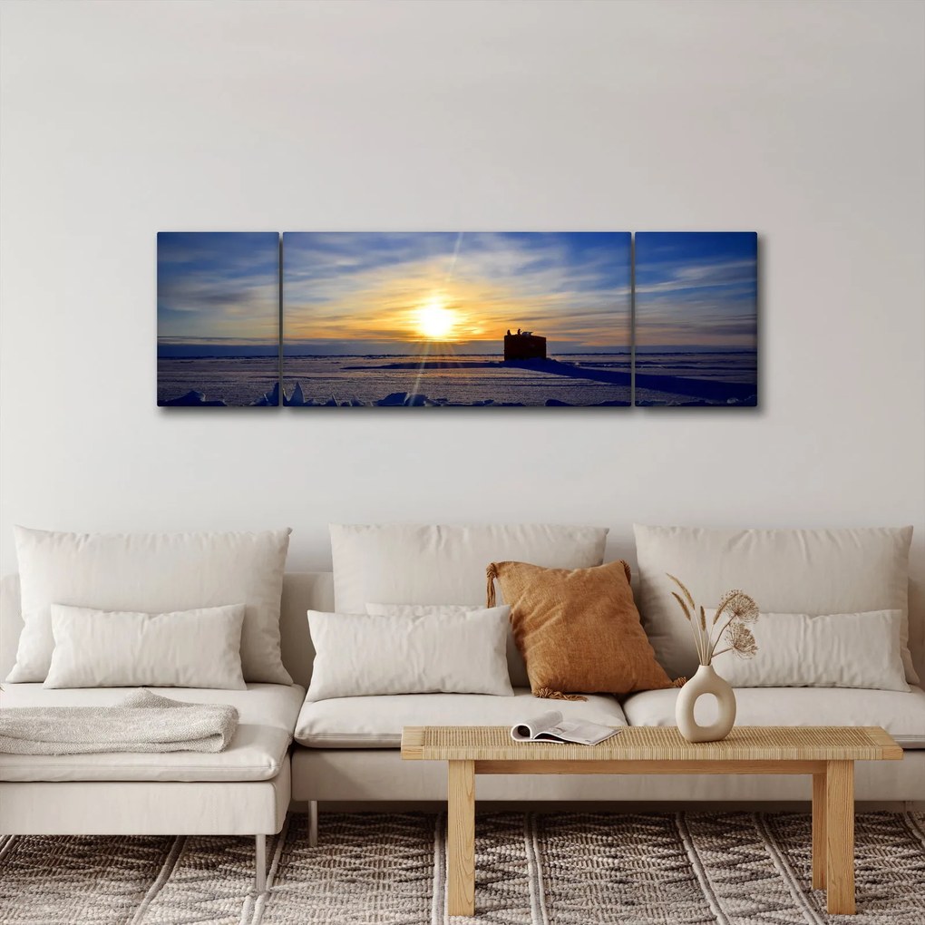 Obraz - krajobraz polarny (170x50 cm)
