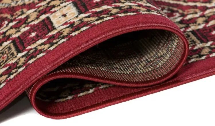 Bordowy dywan vintage G4-H65