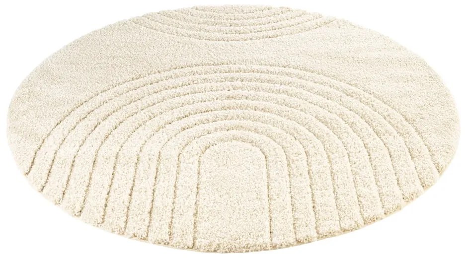 Kremowy dywan Mint Rugs Norwalk Fergus, ø 160 cm