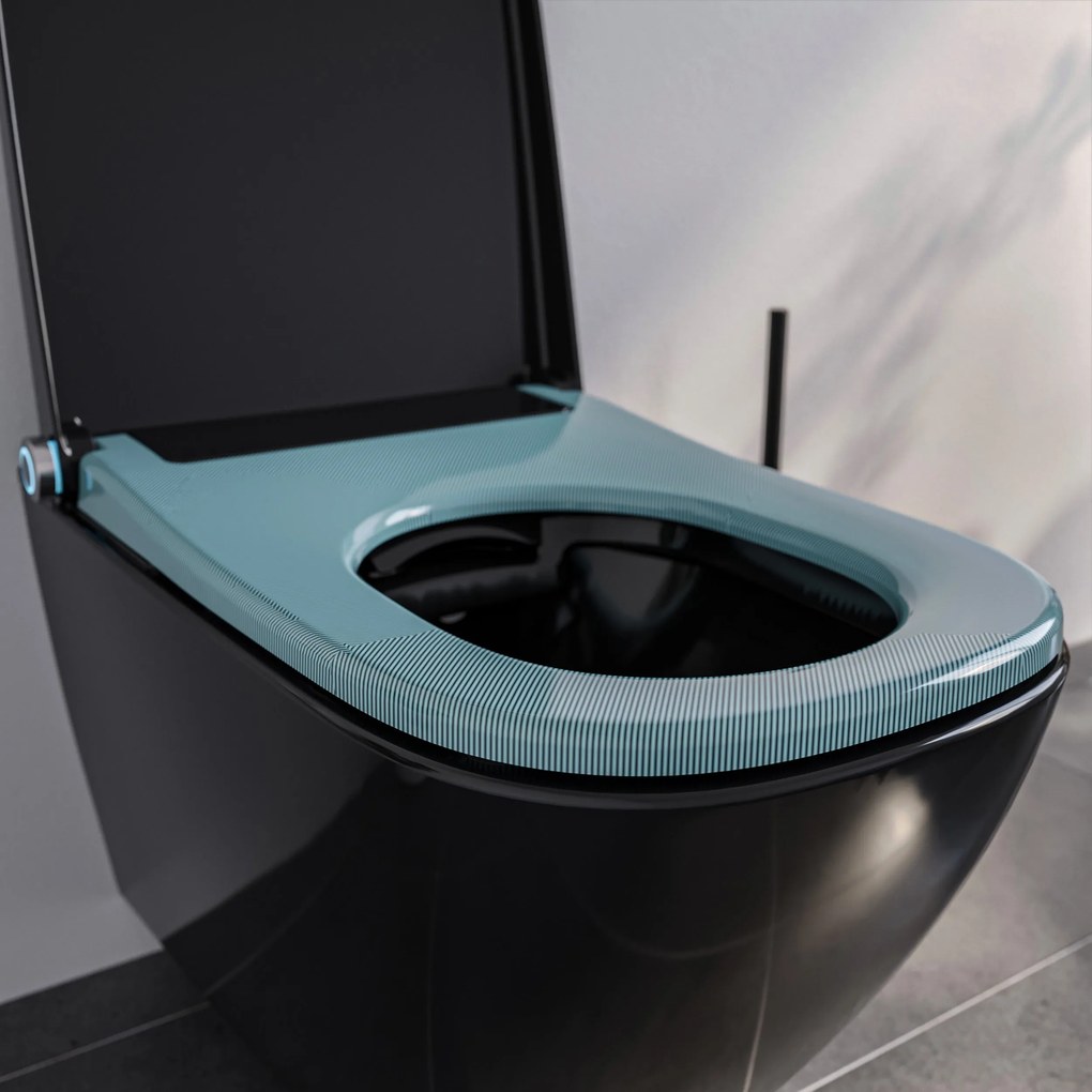 Toaleta myjąca PRO+ 1104 czarny połysk