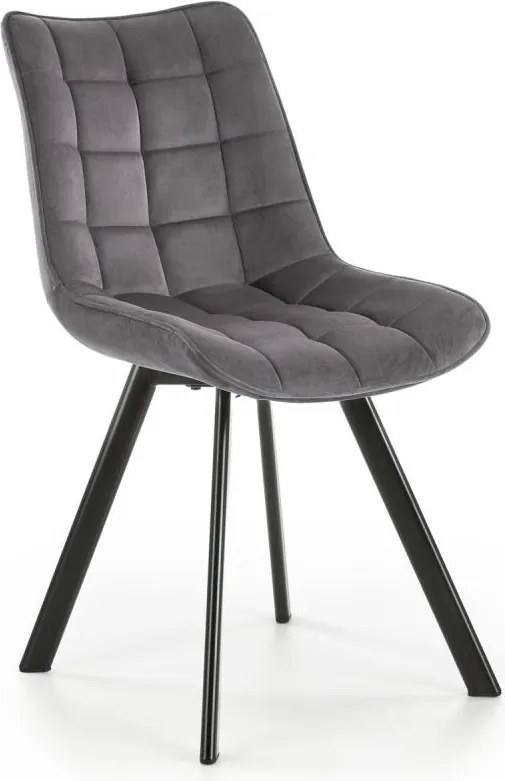 Krzesło jadalniane COMORO 1 szt. ciemnoszare