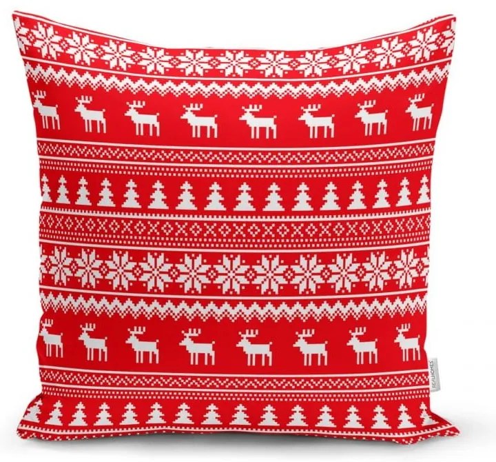 Zestaw 4 świątecznych poszewek na poduszki i bieżnika Minimalist Cushion Covers Christmas